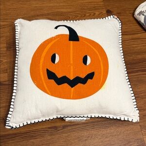 Halloween Pumpkin Throw Pillow